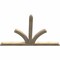Ekena Millwork Richland Rough Sawn Timber Gable Bracket, Douglas Fir, 108"W x 72"H x 4"D x 6"F, 16/12 Pitch GBW108X72X0406RIC00RDF - alternate 4